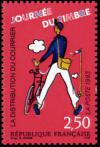 timbre N° 2793, Journée du timbre - La distribution du courrier