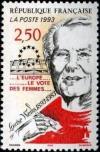 timbre N° 2809, Louise Weiss (1893-1983) écrivain et femme politique