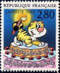 timbre N° 2838, Le plaisir d'écrire vu par Stéphane Colman «Joyeux anniversaire»
