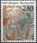 timbre N° 2845, Le plaisir d'écrire vu par Florence Magnin «Meilleurs vœux»