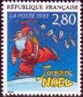 timbre N° 2846, Le plaisir d'écrire vu par Thierry Robin «Joyeux Noël»