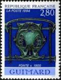 timbre N° 2855, Arts décoratifs - Fonte de Guimard