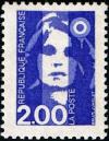 timbre N° 2906, Marianne du bicentenaire