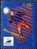 timbre N° 3011, France 98 coupe du monde de football : Montpellier