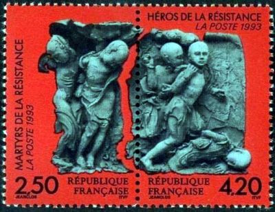 Martyrs et Héros de la résistance, sculpture de G. Jeanclos 