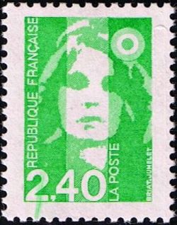  Marianne du bicentenaire <br>Marianne de Briat 2f 40