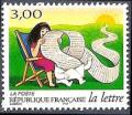 timbre N° 3065, Lecture de la lettre, Le voyage d'une lettre