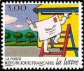timbre N° 3067, Transport de la lettre, Le voyage d'une lettre autoadhésif