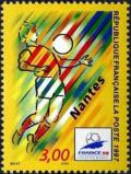 timbre N° 3076, France 98 coupe du monde de football, Nantes