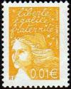  Marianne de Luquet 0,01 € jaune 