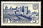 timbre N° 392, Carcassonne, les remparts