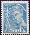 timbre N° 538, Type Mercure «République Française - POSTES»