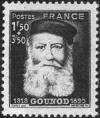timbre N° 601, Charles Gounod (1818-1893) compositeur