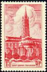 timbre N° 772, Basilique Saint-Sernin - Toulouse