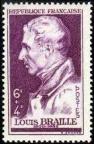  Louis Braille (1809-1852) inventeur du système d'écriture tactile, à l'usage des personnes aveugles 