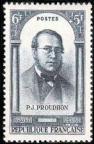 timbre N° 799, Pierre-Joseph Proudhon (1809-1865) journaliste, économiste et sociologue français