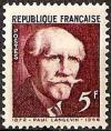 timbre N° 820, Paul Langevin (1872-1946) physicien français