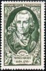 timbre N° 853, Montesquieu (1689-1755) écrivain et philosophe