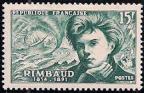 timbre N° 910, Arthur Rimbaud (1854-1891) poète français