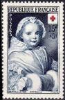 timbre N° 915, Croix rouge «Nicole Ricard enfant» d´après Quentin de La Tour