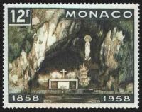  Centenaire des apparitions de Lourdes (Grotte de Massabielle) 