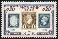  75ème anniversaire du timbre monégasque 