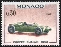  25éme Grand prix automobile de Monaco. Voiture de vainqueur : Cooper-Climax 1958 