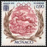  XXème Olympiade de Munich  1972 Thème : Concours d' équitation  