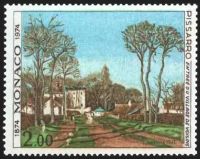  Centenaire de la fondation du groupe dit des ''Impressionnistes'' : Entrée du village de Voisins par Camille Pissaro 