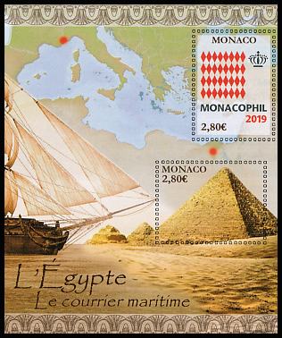timbre de Monaco x légende : monacoPhil 2019