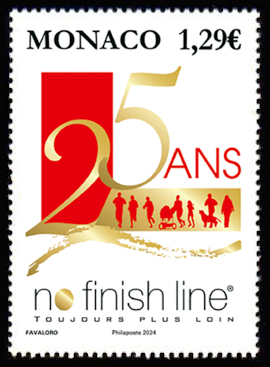 timbre de Monaco x légende : 25 ans de la «no finish line»