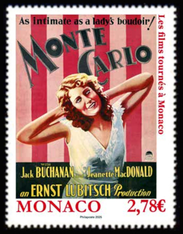 timbre de Monaco x légende : les films tournés à Monaco