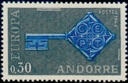 timbre Andorre N° 188 légende : Europa
