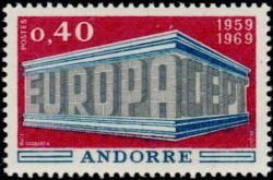 timbre Andorre N° 194 légende : Europa