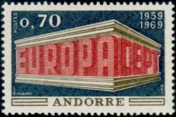 timbre Andorre N° 195 légende : Europa