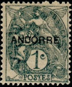  Timbre de France de 1900-1927 surchargé 