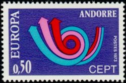timbre Andorre N° 226 légende : Europa