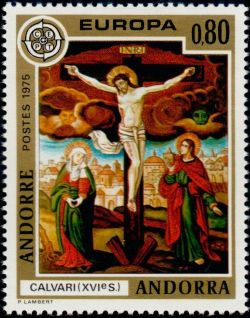 timbre Andorre N° 243 légende : Europa