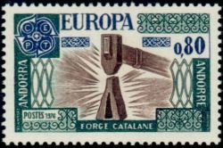 timbre Andorre N° 253 légende : Europa