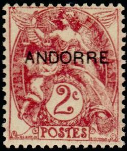  Timbre de France de 1900-1927 surchargé 