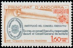 timbre Andorre N° 300 légende : Europa