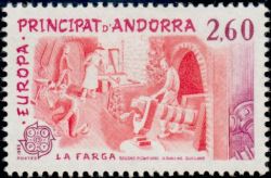timbre Andorre N° 314 légende : Europa