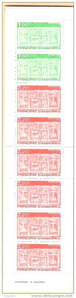 timbre Andorre N° 356A légende : Ecu primitif des Vallées