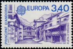 timbre Andorre N° 359 légende : Europa