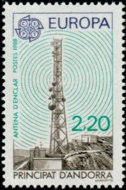 timbre Andorre N° 369 légende : Europa