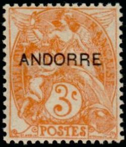  Timbre de France de 1900-1927 surchargé 