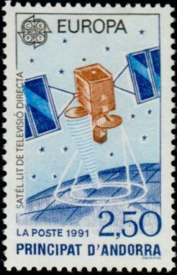 timbre Andorre N° 402 légende : Europa
