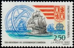 timbre Andorre N° 416 légende : Europa