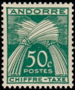  Gerbe légende ''CHIFFRE-TAXE'' 