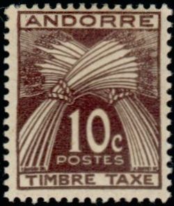  Gerbe légende ''TIMBRE-TAXE'' 